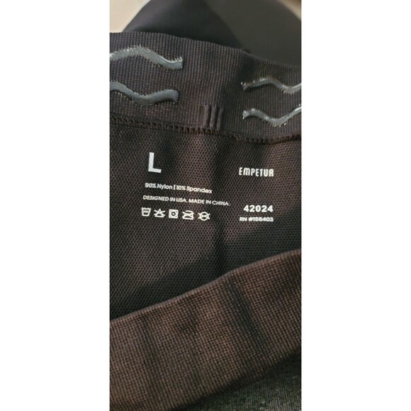 Empetua by Shapermint Womens L Daily Flaunt Mid Waist Shaping Capri Black 42024 - Picture 5 of 5